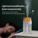 Simulated Volcano 7-Color Ambient Light Humidifier, Simulated Volcano