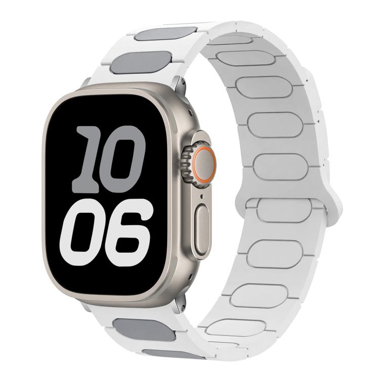 オーバルマグネティックシリコンウォッチバンド、Apple Watch 46mm / 49mm / 45mm / 44mm用、Apple Watch 42mm / 41mm / 40mm / 38mm用