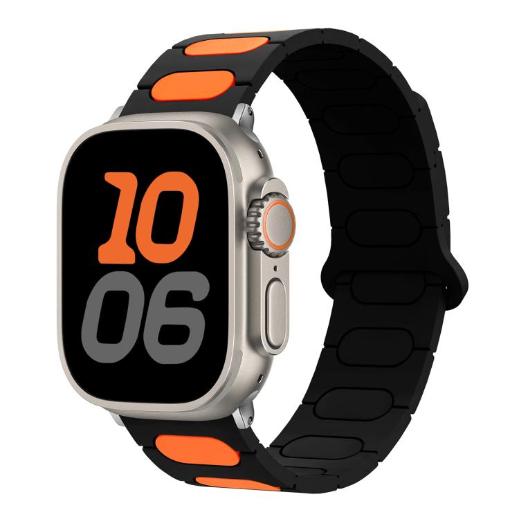 オーバルマグネティックシリコンウォッチバンド、Apple Watch 46mm / 49mm / 45mm / 44mm用、Apple Watch 42mm / 41mm / 40mm / 38mm用