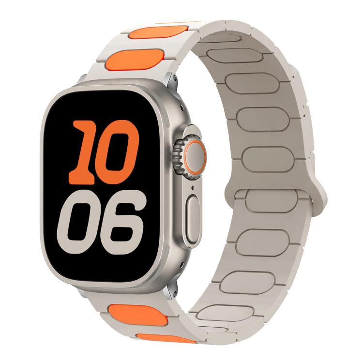 オーバルマグネティックシリコンウォッチバンド、Apple Watch 46mm / 49mm / 45mm / 44mm用、Apple Watch 42mm / 41mm / 40mm / 38mm用