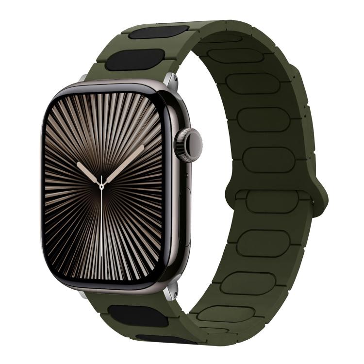 オーバルマグネティックシリコンウォッチバンド、Apple Watch 46mm / 49mm / 45mm / 44mm用、Apple Watch 42mm / 41mm / 40mm / 38mm用