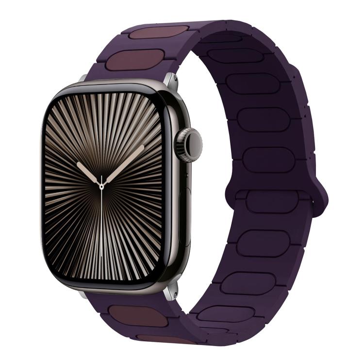 オーバルマグネティックシリコンウォッチバンド、Apple Watch 46mm / 49mm / 45mm / 44mm用、Apple Watch 42mm / 41mm / 40mm / 38mm用