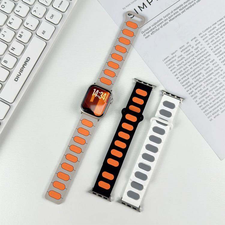オーバルマグネティックシリコンウォッチバンド、Apple Watch 46mm / 49mm / 45mm / 44mm用、Apple Watch 42mm / 41mm / 40mm / 38mm用