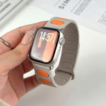 オーバルマグネティックシリコンウォッチバンド、Apple Watch 46mm / 49mm / 45mm / 44mm用、Apple Watch 42mm / 41mm / 40mm / 38mm用