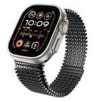 分子配列マグネティックステンレススチールウォッチバンド、Apple Watch 46mm / 49mm / 45mm / 44mm用、Apple Watch 42mm / 41mm / 40mm / 38mm用