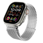 分子配列マグネティックステンレススチールウォッチバンド、Apple Watch 46mm / 49mm / 45mm / 44mm用、Apple Watch 42mm / 41mm / 40mm / 38mm用