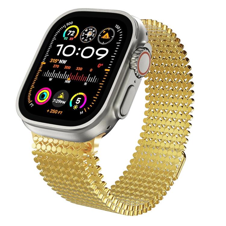分子配列マグネティックステンレススチールウォッチバンド、Apple Watch 46mm / 49mm / 45mm / 44mm用、Apple Watch 42mm / 41mm / 40mm / 38mm用
