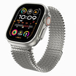 分子配列マグネティックステンレススチールウォッチバンド、Apple Watch 46mm / 49mm / 45mm / 44mm用、Apple Watch 42mm / 41mm / 40mm / 38mm用