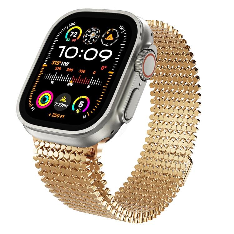 分子配列マグネティックステンレススチールウォッチバンド、Apple Watch 46mm / 49mm / 45mm / 44mm用、Apple Watch 42mm / 41mm / 40mm / 38mm用