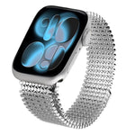分子配列マグネティックステンレススチールウォッチバンド、Apple Watch 46mm / 49mm / 45mm / 44mm用、Apple Watch 42mm / 41mm / 40mm / 38mm用