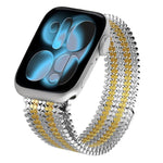 分子配列マグネティックステンレススチールウォッチバンド、Apple Watch 46mm / 49mm / 45mm / 44mm用、Apple Watch 42mm / 41mm / 40mm / 38mm用