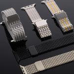 分子配列マグネティックステンレススチールウォッチバンド、Apple Watch 46mm / 49mm / 45mm / 44mm用、Apple Watch 42mm / 41mm / 40mm / 38mm用