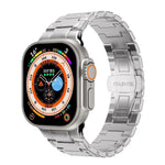 メカニカルスタイルバタフライクラスプメタルウォッチバンド、Apple Watch 46mm / 49mm / 45mm / 44mm用、Apple Watch 42mm / 41mm / 40mm / 38mm用