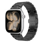 メカニカルスタイルバタフライクラスプメタルウォッチバンド、Apple Watch 46mm / 49mm / 45mm / 44mm用、Apple Watch 42mm / 41mm / 40mm / 38mm用