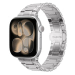メカニカルスタイルバタフライクラスプメタルウォッチバンド、Apple Watch 46mm / 49mm / 45mm / 44mm用、Apple Watch 42mm / 41mm / 40mm / 38mm用