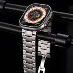 メカニカルスタイルバタフライクラスプメタルウォッチバンド、Apple Watch 46mm / 49mm / 45mm / 44mm用、Apple Watch 42mm / 41mm / 40mm / 38mm用