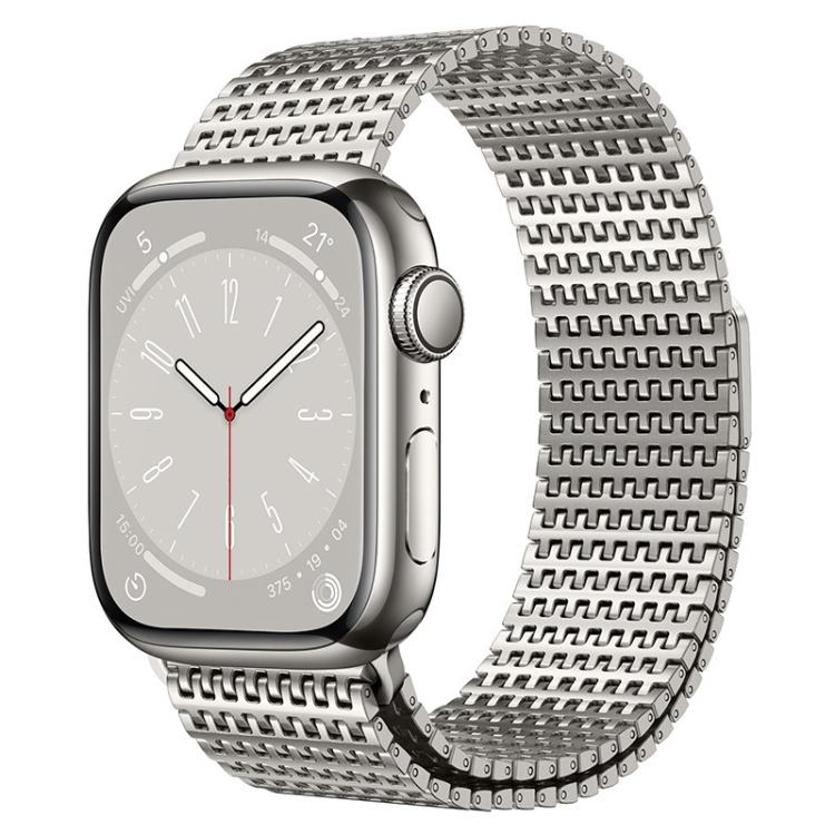 ピンチェーンミラネーゼマグネティックウォッチバンド、Apple Watch 46mm / 49mm / 45mm / 44mm用、Apple Watch 42mm / 41mm / 40mm / 38mm用