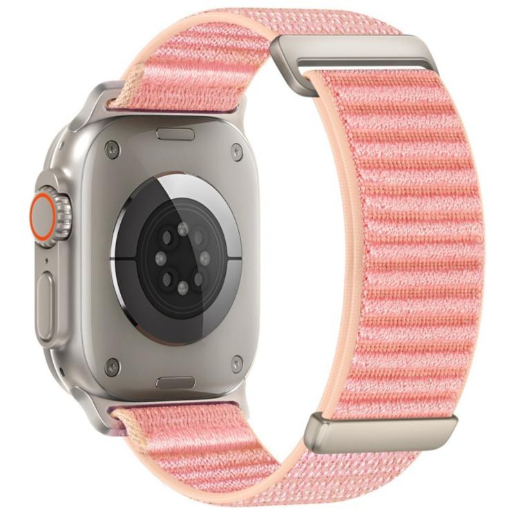 二段階 山模様 フック＆ループファスナー ナイロンウォッチバンド、Apple Watch 46mm / 49mm / 45mm / 44mm用、Apple Watch 42mm / 41mm / 40mm / 38mm用