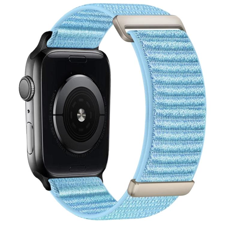二段階 山模様 フック＆ループファスナー ナイロンウォッチバンド、Apple Watch 46mm / 49mm / 45mm / 44mm用、Apple Watch 42mm / 41mm / 40mm / 38mm用