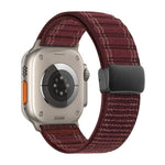 磁気バックル 波模様 ナイロンウォッチバンド、Apple Watch 46mm / 49mm / 45mm / 44mm用、Apple Watch 42mm / 41mm / 40mm / 38mm用