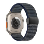 磁気バックル 波模様 ナイロンウォッチバンド、Apple Watch 46mm / 49mm / 45mm / 44mm用、Apple Watch 42mm / 41mm / 40mm / 38mm用