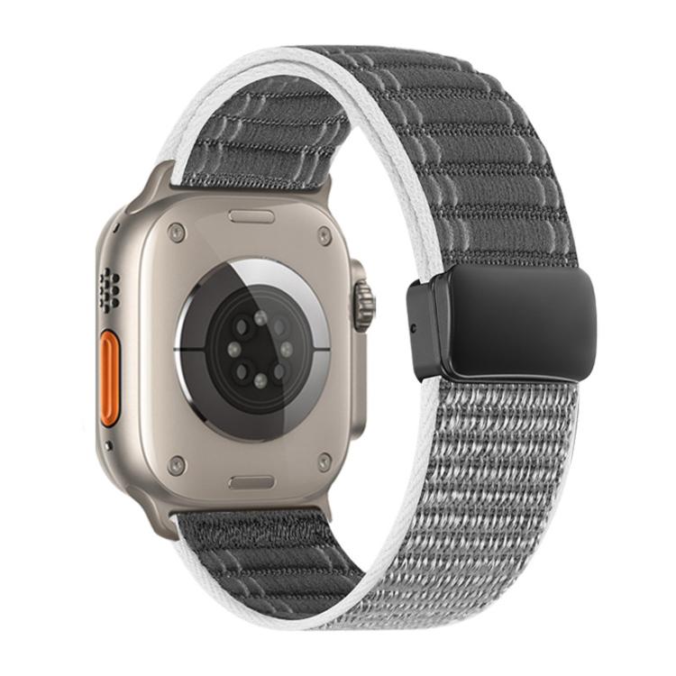 磁気バックル 波模様 ナイロンウォッチバンド、Apple Watch 46mm / 49mm / 45mm / 44mm用、Apple Watch 42mm / 41mm / 40mm / 38mm用