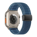 磁気バックル 波模様 ナイロンウォッチバンド、Apple Watch 46mm / 49mm / 45mm / 44mm用、Apple Watch 42mm / 41mm / 40mm / 38mm用
