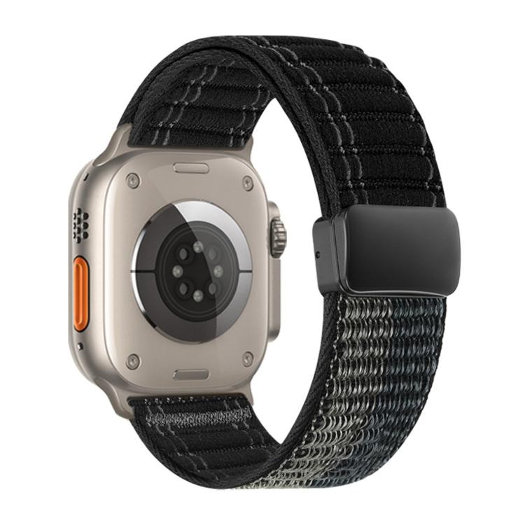 磁気バックル 波模様 ナイロンウォッチバンド、Apple Watch 46mm / 49mm / 45mm / 44mm用、Apple Watch 42mm / 41mm / 40mm / 38mm用