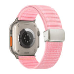 磁気バックル 波模様 ナイロンウォッチバンド、Apple Watch 46mm / 49mm / 45mm / 44mm用、Apple Watch 42mm / 41mm / 40mm / 38mm用