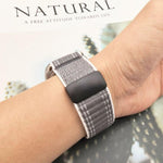 磁気バックル 波模様 ナイロンウォッチバンド、Apple Watch 46mm / 49mm / 45mm / 44mm用、Apple Watch 42mm / 41mm / 40mm / 38mm用