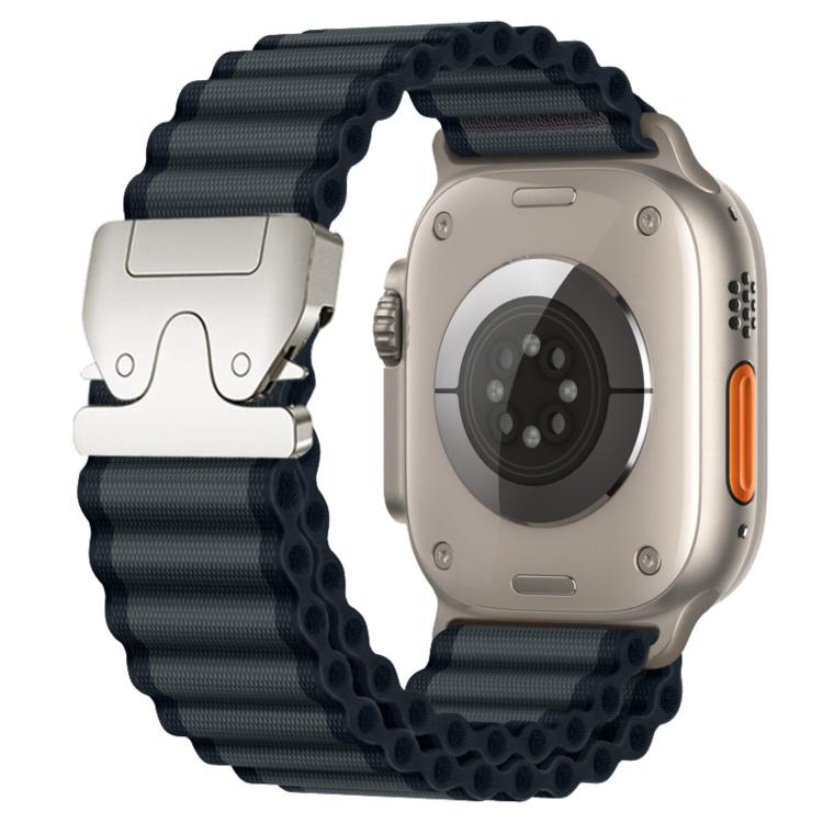 パラシュートバックル オフロード ワイドリブナイロンウォッチバンド、Apple Watch 46mm / 49mm / 45mm / 44mm用、Apple Watch 42mm / 41mm / 40mm / 38mm用