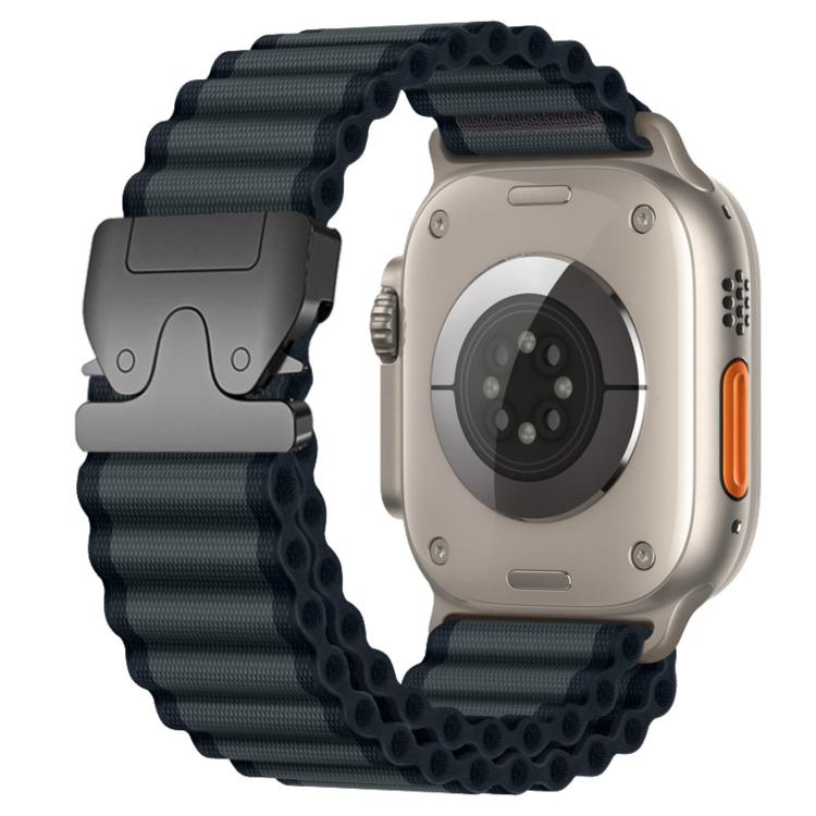 パラシュートバックル オフロード ワイドリブナイロンウォッチバンド、Apple Watch 46mm / 49mm / 45mm / 44mm用、Apple Watch 42mm / 41mm / 40mm / 38mm用
