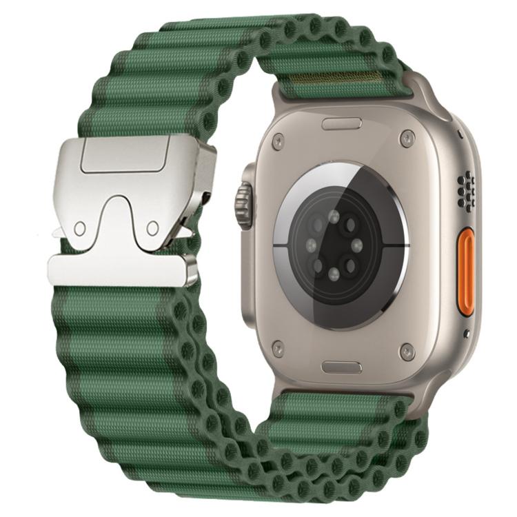 パラシュートバックル オフロード ワイドリブナイロンウォッチバンド、Apple Watch 46mm / 49mm / 45mm / 44mm用、Apple Watch 42mm / 41mm / 40mm / 38mm用