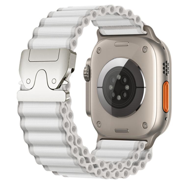 パラシュートバックル オフロード ワイドリブナイロンウォッチバンド、Apple Watch 46mm / 49mm / 45mm / 44mm用、Apple Watch 42mm / 41mm / 40mm / 38mm用