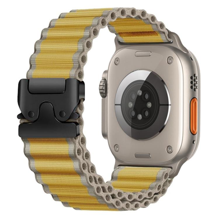 パラシュートバックル オフロード ワイドリブナイロンウォッチバンド、Apple Watch 46mm / 49mm / 45mm / 44mm用、Apple Watch 42mm / 41mm / 40mm / 38mm用