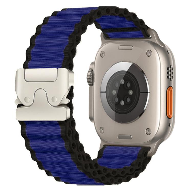 パラシュートバックル オフロード ワイドリブナイロンウォッチバンド、Apple Watch 46mm / 49mm / 45mm / 44mm用、Apple Watch 42mm / 41mm / 40mm / 38mm用