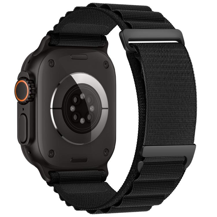 Cバックル 二段階 高山ループ ナイロンウォッチバンド、Apple Watch 46mm / 49mm / 45mm / 44mm用、Apple Watch 42mm / 41mm / 40mm / 38mm用