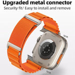 Cバックル 二段階 高山ループ ナイロンウォッチバンド、Apple Watch 46mm / 49mm / 45mm / 44mm用、Apple Watch 42mm / 41mm / 40mm / 38mm用