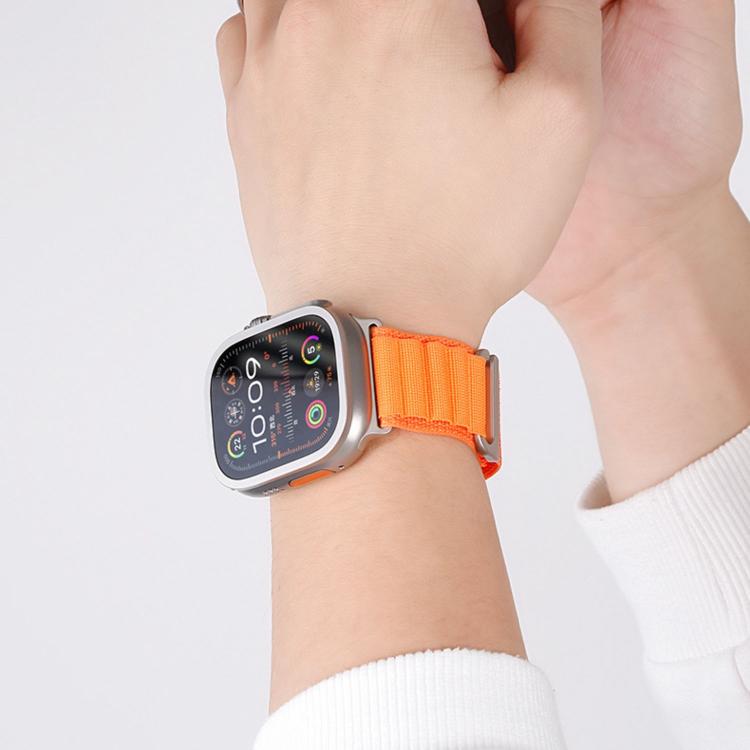 Cバックル 二段階 高山ループ ナイロンウォッチバンド、Apple Watch 46mm / 49mm / 45mm / 44mm用、Apple Watch 42mm / 41mm / 40mm / 38mm用