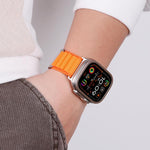 Cバックル 二段階 高山ループ ナイロンウォッチバンド、Apple Watch 46mm / 49mm / 45mm / 44mm用、Apple Watch 42mm / 41mm / 40mm / 38mm用
