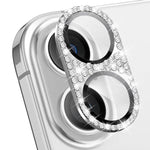 ENKAY ハットプリンス ブリンク ダイヤモンド カメラレンズ アルミ合金 強化ガラスフィルム、iPhone 17 Pro Max 用、iPhone 17 Pro 用、iPhone 17 用