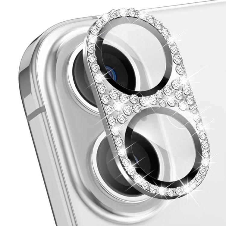 ENKAY ハットプリンス ブリンク ダイヤモンド カメラレンズ アルミ合金 強化ガラスフィルム、iPhone 17 Pro Max 用、iPhone 17 Pro 用、iPhone 17 用