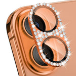 ENKAY ハットプリンス ブリンク ダイヤモンド カメラレンズ アルミ合金 強化ガラスフィルム、iPhone 17 Pro Max 用、iPhone 17 Pro 用、iPhone 17 用