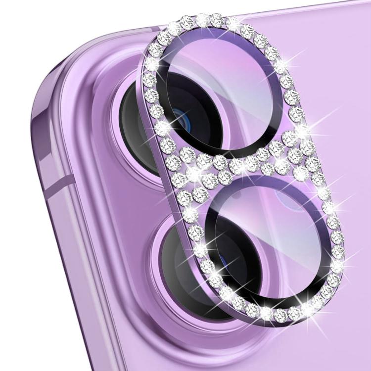 ENKAY ハットプリンス ブリンク ダイヤモンド カメラレンズ アルミ合金 強化ガラスフィルム、iPhone 17 Pro Max 用、iPhone 17 Pro 用、iPhone 17 用