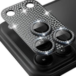 ENKAY ハットプリンス ブリンク ダイヤモンド カメラレンズ アルミ合金 強化ガラスフィルム、iPhone 17 Pro Max 用、iPhone 17 Pro 用、iPhone 17 用