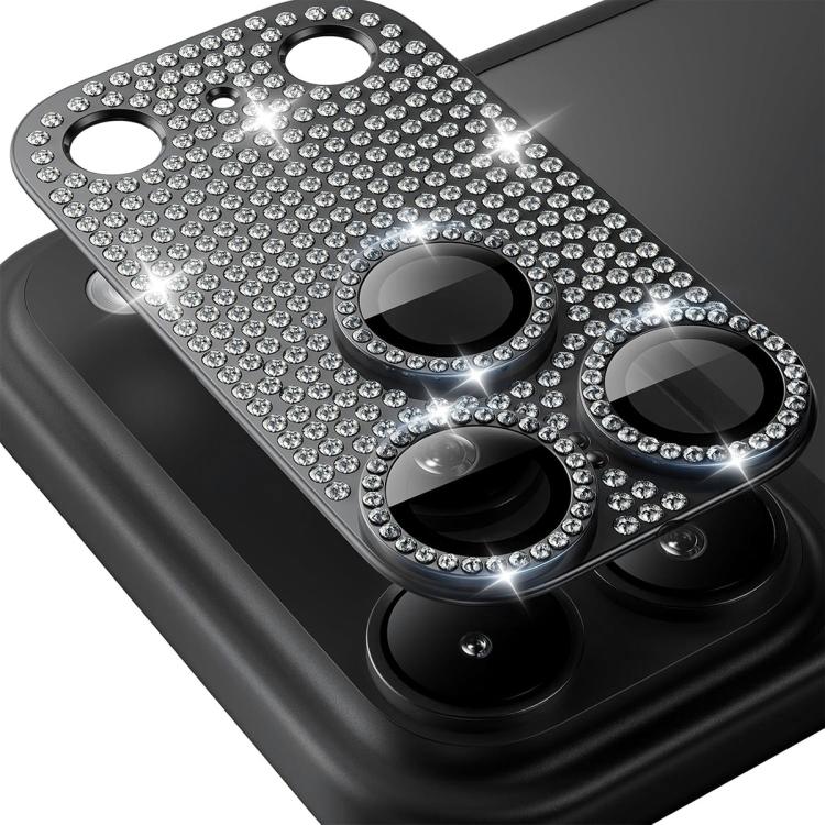 ENKAY ハットプリンス ブリンク ダイヤモンド カメラレンズ アルミ合金 強化ガラスフィルム、iPhone 17 Pro Max 用、iPhone 17 Pro 用、iPhone 17 用