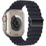 リファービッシュ 磁気バックル オーシャンシリコンウォッチバンド、Apple Watch 46mm / 49mm / 45mm / 44mm用、Apple Watch 42mm / 41mm / 40mm / 38mm用