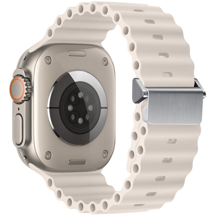 リファービッシュ 磁気バックル オーシャンシリコンウォッチバンド、Apple Watch 46mm / 49mm / 45mm / 44mm用、Apple Watch 42mm / 41mm / 40mm / 38mm用
