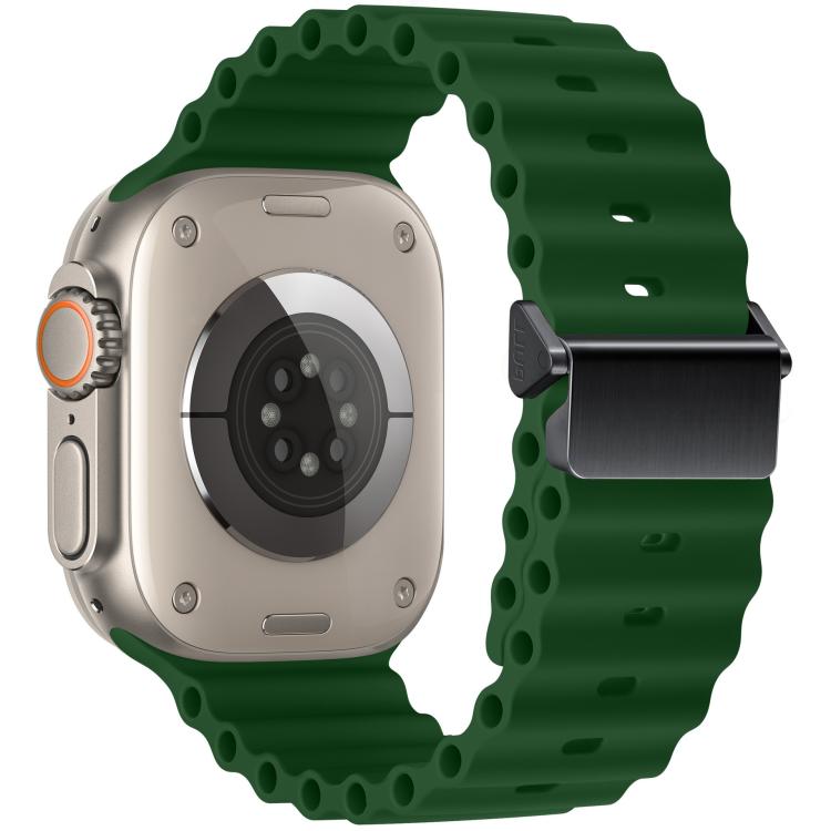 リファービッシュ 磁気バックル オーシャンシリコンウォッチバンド、Apple Watch 46mm / 49mm / 45mm / 44mm用、Apple Watch 42mm / 41mm / 40mm / 38mm用