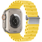 リファービッシュ 磁気バックル オーシャンシリコンウォッチバンド、Apple Watch 46mm / 49mm / 45mm / 44mm用、Apple Watch 42mm / 41mm / 40mm / 38mm用